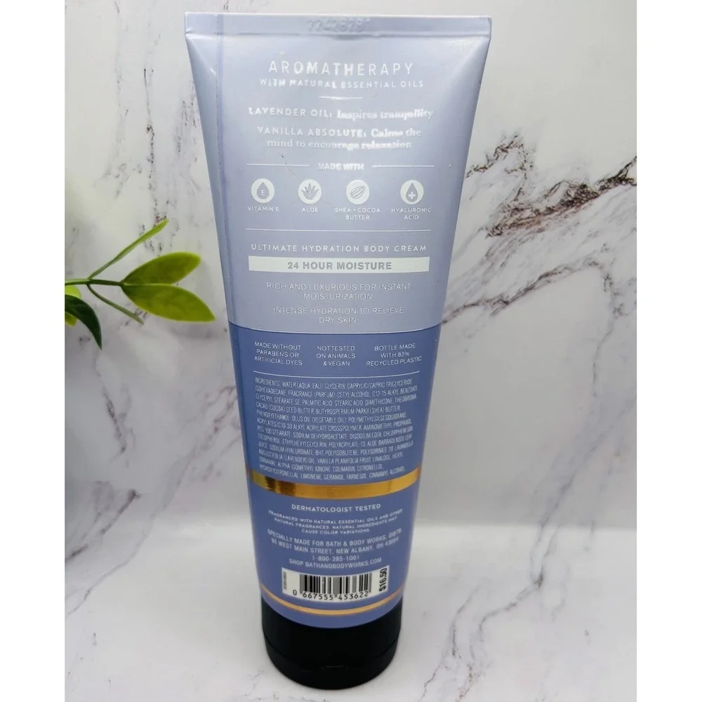 Bath‎ & Body Works Aromatherapy Lavender Vanilla Ultimate Hydration Body Cream